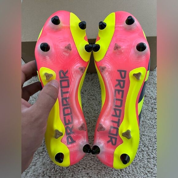 adidas Predator Elite LS Neon Yellow and Black Shoes main image 4